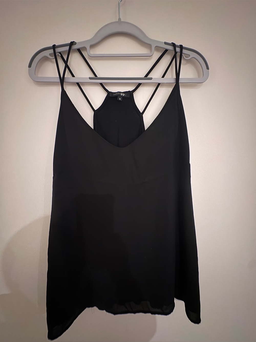 EUC Papermoon Black Strappy Camisole